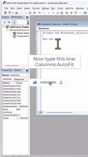 👉 Excel Columns That Resize Themselves 🤯