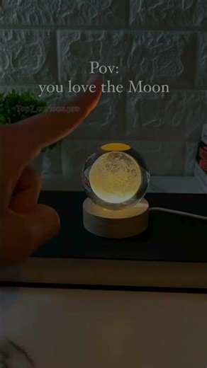 This Crystal Ball Light Feels Magical 🌙✨