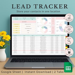 Lead Tracker Spreadsheet: Client Management, Call Log (google Sheets Template) - Etsy