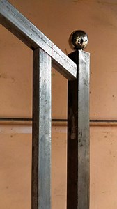 Corner cutting technique stair railing #Ideal #DIY #tips #welder #skills | Sani ErmAnsyah