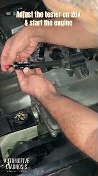 How to Test Ignition Coils Using Ignition Spark Tester #shorts #sparkplug #ignitioncoil