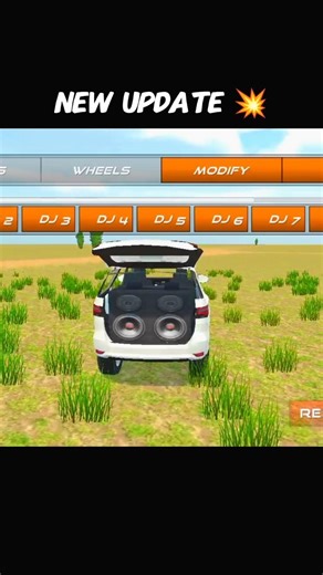 Car Diggi Mein DJ System 🔊🔥 |Indian Desi Life Simulator 3D New Update🤯 #shortsfeed #viral #trending