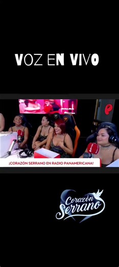 Voz en vivo Corazón Serrano - El único corazón que no deja de latir