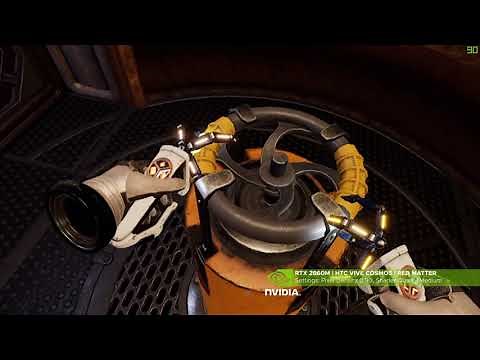 RTX 2060 Mobile VR Performance Test | HTC Vive Cosmos | Red Matter