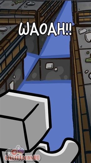 CircleToonsHD on Instagram: "When a minecraft mob realizes it's inside an XP farm... . . #minecraft #animation #funny"