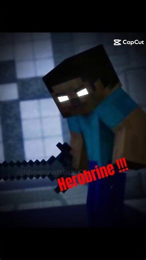 Herobrine Crazy Edit ☠️🔥 #minecraft #herobrine #trending #sound