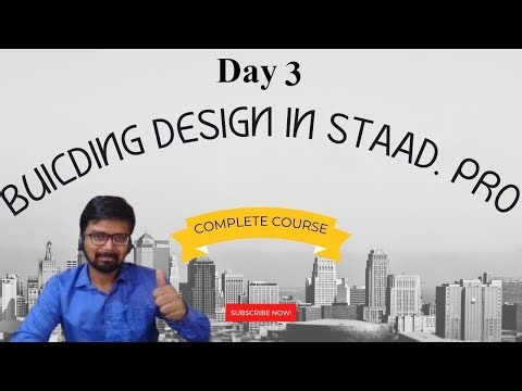 Building Design in STAAD.Pro Course | Day 3 | Foundation Design By Excel