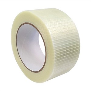 [Hot Item] Heavy Duty Bi-Directional Transparent Reinforced Fiberglass Tape Nylon Filament Strapping Tape for Sealing Binding Fixing