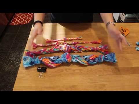 DIY Fleece Dog Toys! Super Inexpensive!