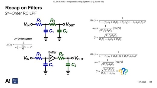 Integrated Analog Systems D - Lecture 02 (14.Jan.2026) | Kwantae Kim