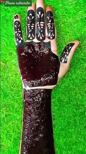 Beautiful Hand Sticker Mehandi Design 2025 # How to Apply Sticker Hand Mehndi Design # Shorts Viral