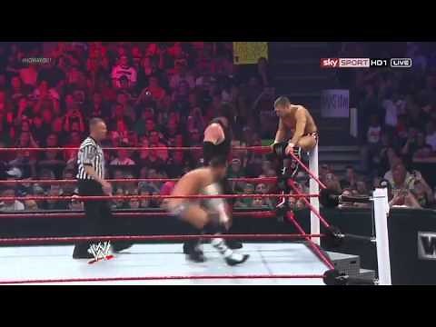 Kane pulls down CM Punks trunks - Wardrobe Malfunction