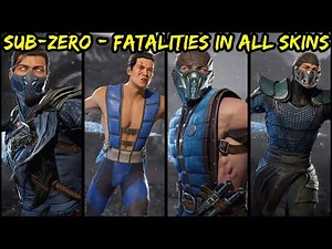 Sub-Zero - Fatalities in All Skins - Mortal Kombat 1