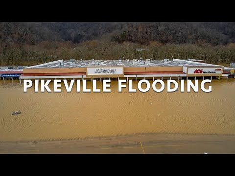 Pikeville, Kentucky Flooding Drone Video