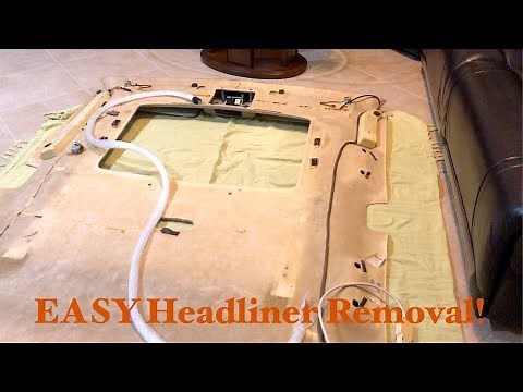HUMMER H2 Headliner Removal GM Chevy Cadillac | MrCarMAN