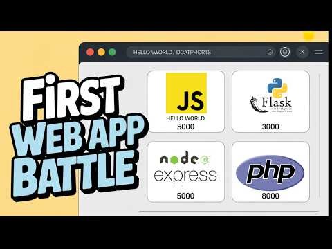 Python (Flask) vs JavaScript vs PHP [1B] Build Your First Web App!