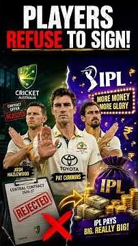 Breaking: Australian cricketers refuse to sign Cricket Australia’s contracts! Ft. Pat Cummins