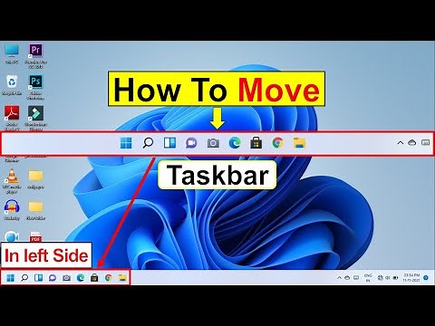 How To Move Taskbar to Left Side in Windows 11 | Move Taskbar in Left Side