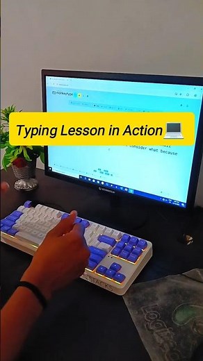 Typing Lesson in Action! | Real Practice for Perfect Accuracy