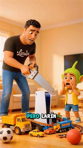 Larín breaks all of Junior's toys... but there was a reason! 😱😂