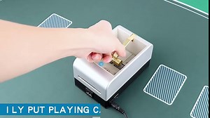 Amazon.com : INFIJYON Automatic Poker Card Dealer, Upgraded Card Dealer Machine, 360° Rotating Card Dealer for Blackjack, Rummy, Texas Hold'em, Home Card Games : Toys & Games