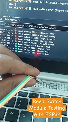 ESP32 & Reed Switch: Easy Magnetic Detection!