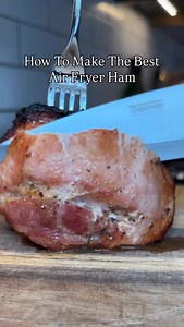 EASY AIR FRYER HAM 👇🏻 If you want something different for your Sunday roast you have to try this easy air fryer ham! It has the best honey and mustard glaze and is SO easy. ✨ Get the recipe here: https://www.theglutenfreeblogger.com/air-fryer-gammon-joint/ ✨ PS The leftovers are perfect in sandwiches or jacket potatoes too!! 🤗 | Sarah Howells Gluten Free