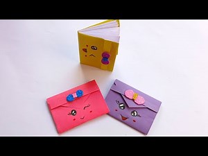 How to make notebook | Origami notebook | DIY Paper notebook | School project idea | step by step