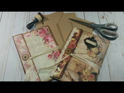Part 2: Making an Envelope Journal; Junk Journal Booklet; Folio (Tutorial)