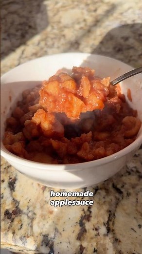 Homemade stovetop applesauce recipe