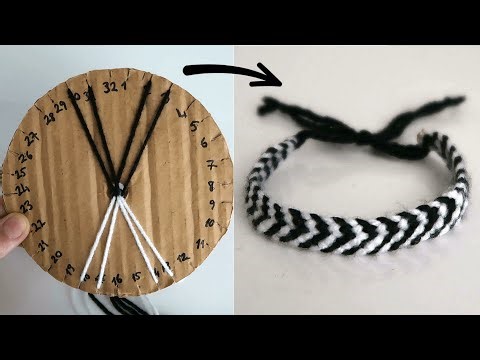 😍 Easy Friendship Bracelet Anyone Can Make - Kumihimo Bracelet - DIY