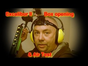 Minelab Excalibur 2 Box Opening and some air testing Metal detecting