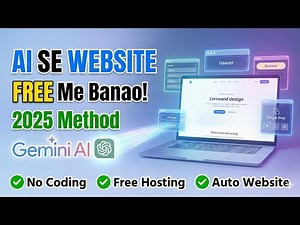 AI Se Website Kaise Banaye? Free Domain & Hosting 2025 🚀