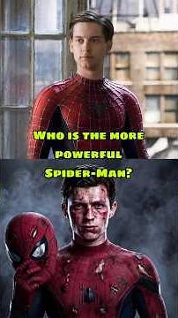 Tom Holland vs tobey maguire Who is the strongest?#shorts #spiderman #marvel