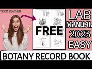 PLUS TWO BOTANY|FREE LAB MANUAL|RECORD BOOK FOR KERALA|PLUS TWO BOTANY |PLUS ONE BIOLOGY