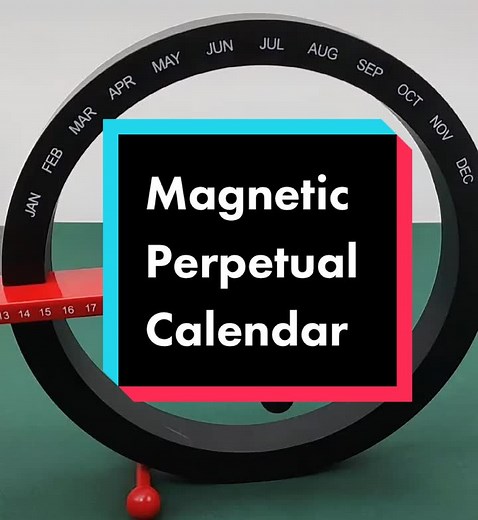 High Quality Magnetic Perpetual Calendar for Month and Data Display