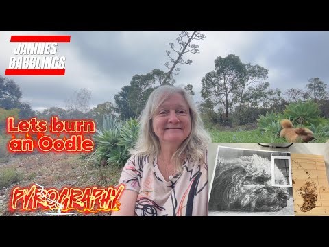 Pyrography verses drawing