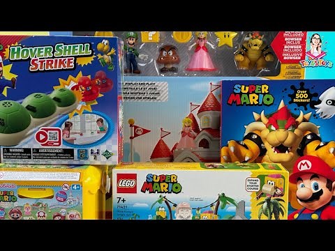 Super Mario Bros Toy Collection Opening Review | Mushroom Kingdom Castle Playset