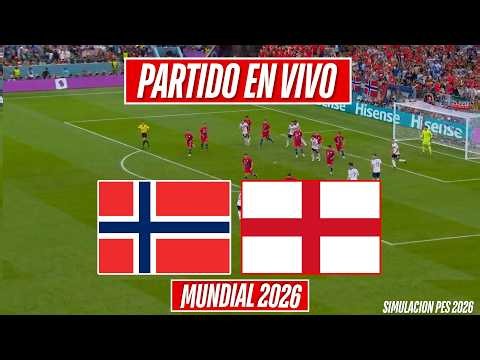 ✅ INGLATERRA VS NORUEGA PARTIDO SIMULADO PES 2026 | REACCIÓN EN VIVO | REACCIÓN EN VIVO