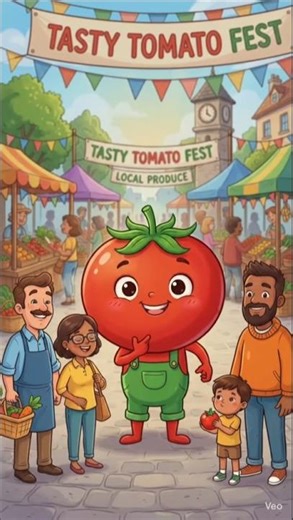 🍅 Mazedaar Tamatar Cartoon | Funny Tomato Animation Shorts 😂