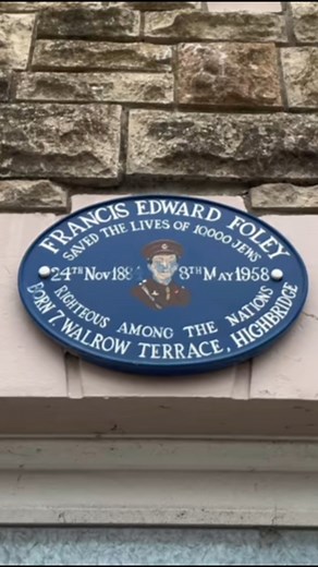 Who are you thinking of this Remembrance Sunday? 🕊️ Several generations of people have one man to thank, and he was from Highbridge in Somerset. Major Frank Foley was instrumental in getting hundreds of jews out of Germany during the rise of Hitler and the Nazis. He was given the nickname 'The British Schindler'. How many tributes to Frank Foley can you spot in Highbridge? #somerset #worldwartwo #historyfacts #RemembranceSunday #frankfoley | Knight Tales