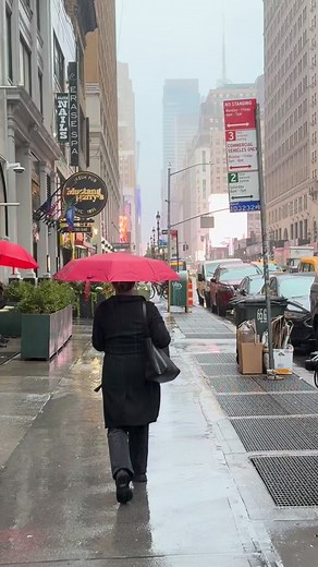 10K views · 2K reactions | Rainy day on 7th Ave ☔️ Walking through NYC with an umbrella — even in the rain, the city never slows down. #NYC #7thAve #RainWalk #UmbrellaLife #RainyNYC #CityWalks #StrollingTheCity #ManhattanStreets #NYCLife #ExploreNYC #UrbanVibes #NYCReels | Strolling The City | Facebook