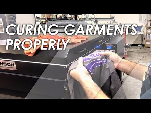 Properly Curing Plastisol Ink on Your Garments