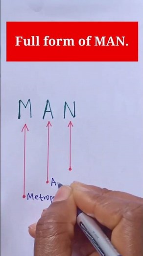 Full form of MAN.