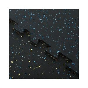 [Hot Item] High Density Interlocking Rubber Mats Gym Flooring Puzzle Tiles