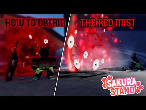 HOW TO GET, THE RED MIST / MIMICRY EGO | Sakura stand
