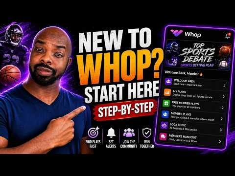 Whop Tutorial For Beginners 2026 (Step-By-Step) Beginner Tutorial for Sports Betting Members