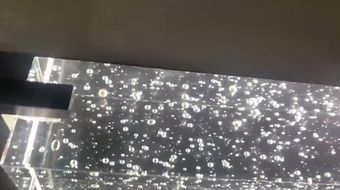 WOSHITU LED Wall Sconce Light: 19 Inch Black Modern Sconces Wall Lighting 3000K Dimmable Crystal Wall Lamps Indoor Bathroom Sconce Wall Mount Light Fixtures for Living Room/Bedroom/Hallway