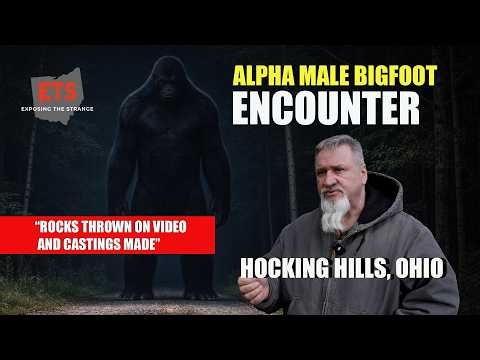 14.5 Ft Alpha Male Bigfoot Encounter in Hocking Hills, Ohio – Stones Thrown at Cabin