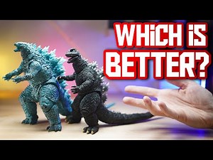 Which Godzilla Brand is better?? HIYA vs SHMONSTERARTS! - Shooting & Reviewing